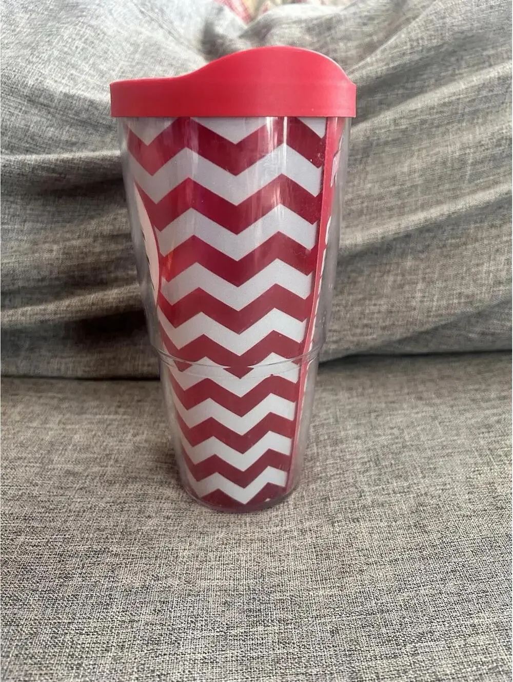 Tervis Tumbler Ohio State Buckeyes 24oz Red Lid Chevron Wrap